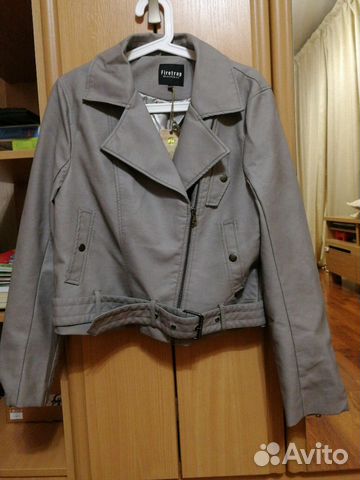 Серая куртка-косуха, новая
