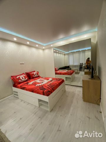 

1-к. квартира, 43 м², 2 кровати