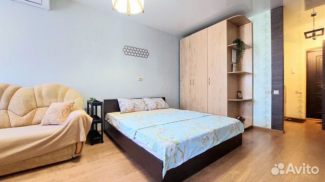 

Квартира-студия, 35 м², 2 кровати