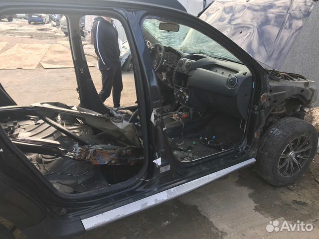 Порог правый со стойк Рено Дастер 2.0л полн.пр