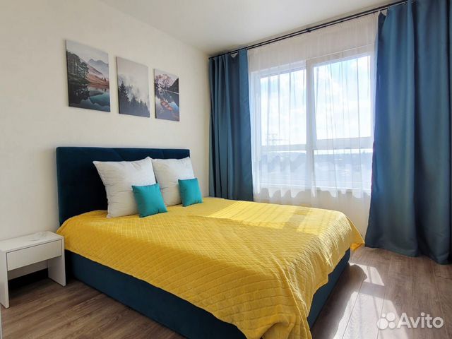 

1-к. квартира, 42 м², 2 кровати
