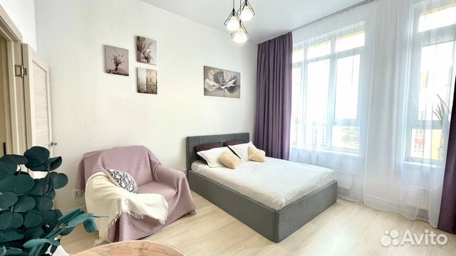 

Квартира-студия, 27 м², 2 кровати