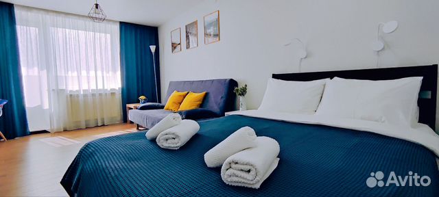 

Квартира-студия, 33 м², 2 кровати
