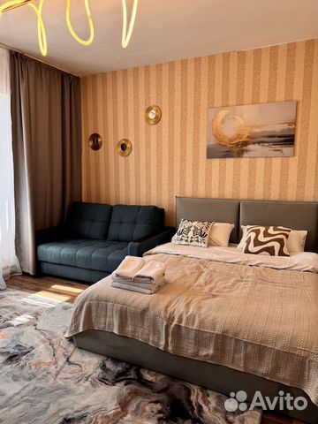 

Квартира-студия, 40 м², 3 кровати