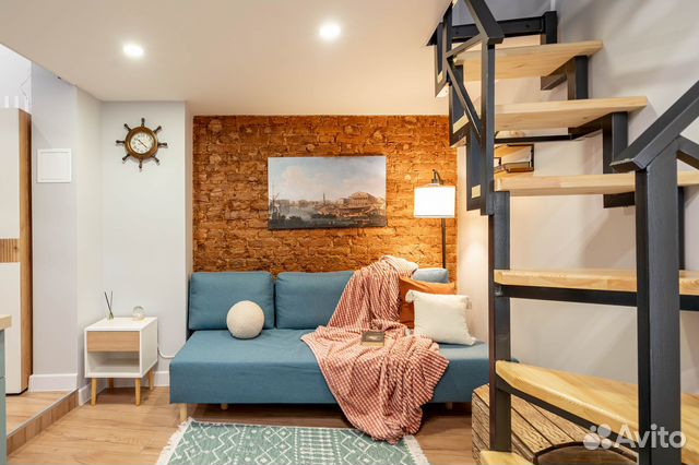 

Квартира-студия, 27 м², 2 кровати