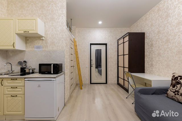

Квартира-студия, 18 м², 2 кровати