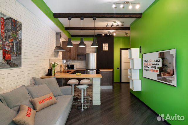 

1-к. квартира, 45 м², 1 кровать