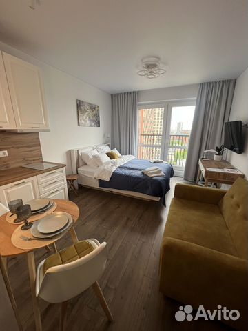 

Квартира-студия, 21 м², 2 кровати