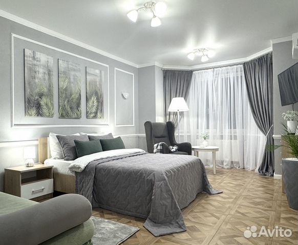 

1-к. квартира, 50 м², 2 кровати