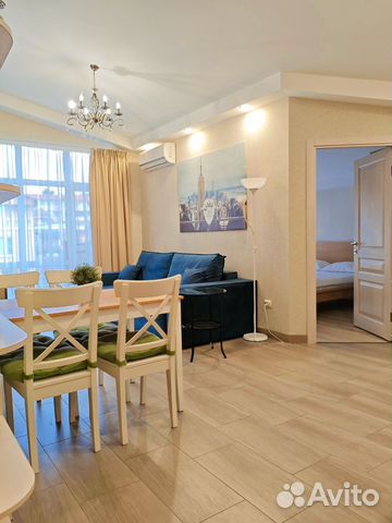 

1-к. квартира, 46 м², 2 кровати