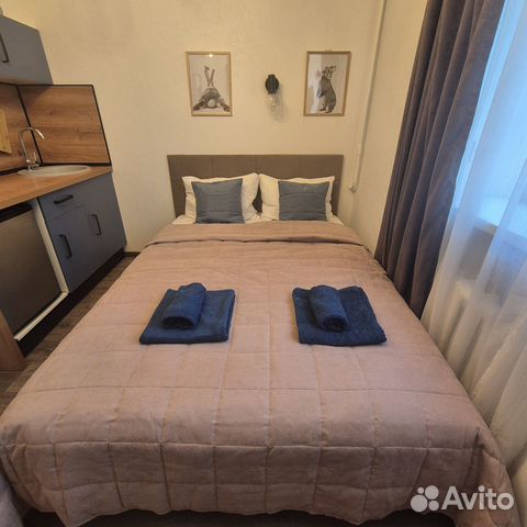 

Квартира-студия, 20 м², 2 кровати
