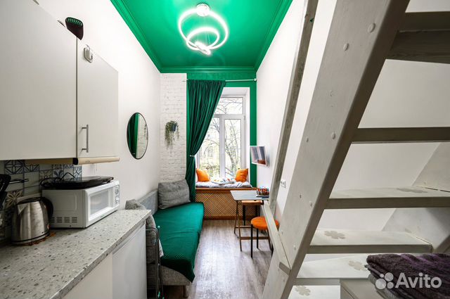 

Квартира-студия, 20 м², 2 кровати