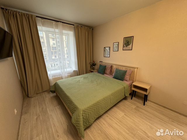 

1-к. квартира, 42 м², 2 кровати