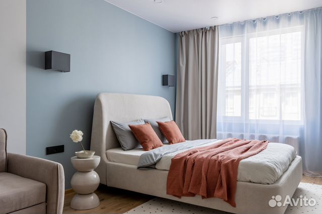 

Квартира-студия, 28 м², 2 кровати