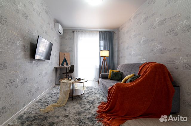 

1-к. квартира, 45 м², 2 кровати