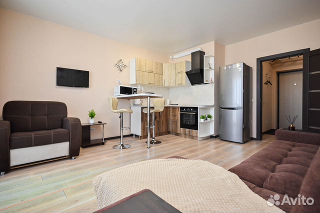 

Квартира-студия, 28 м², 2 кровати