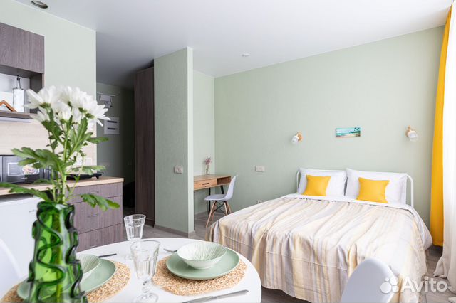 

Квартира-студия, 22 м², 1 кровать