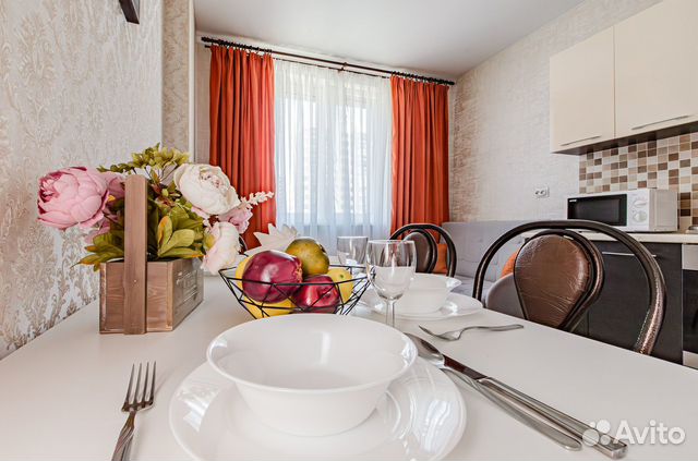 

1-к. квартира, 46 м², 3 кровати