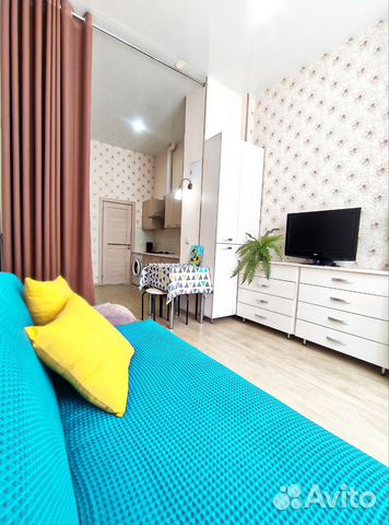

Квартира-студия, 27 м², 2 кровати