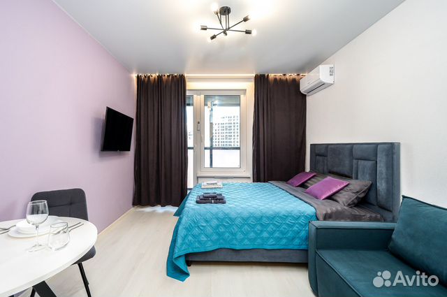 

Квартира-студия, 25 м², 2 кровати