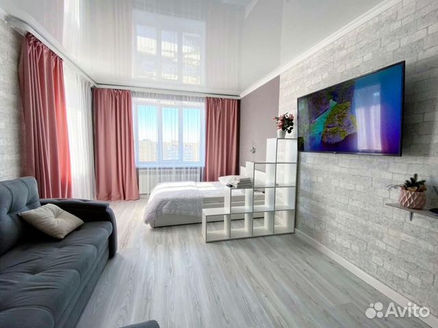 

1-к. квартира, 54 м², 2 кровати