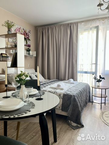

Квартира-студия, 30,3 м², 2 кровати
