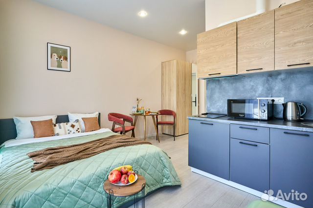 

Квартира-студия, 25 м², 1 кровать