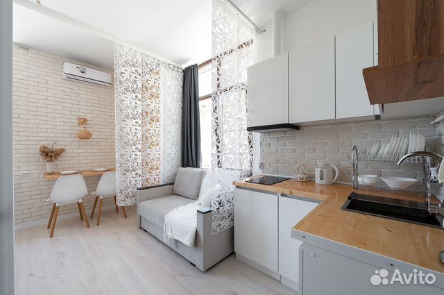 

Квартира-студия, 25 м², 2 кровати