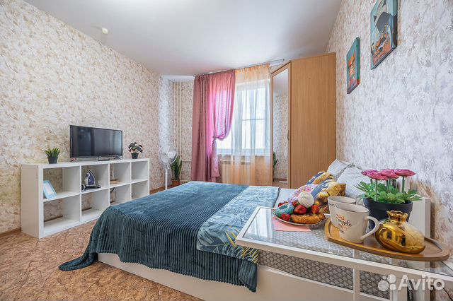 

1-к. квартира, 32 м², 2 кровати