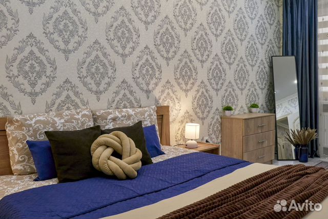 

1-к. квартира, 43 м², 2 кровати