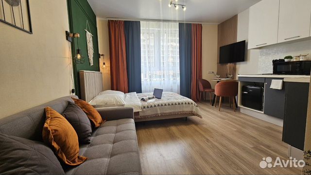 

Квартира-студия, 24 м², 2 кровати