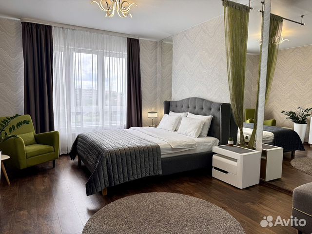 

1-к. квартира, 45 м², 2 кровати