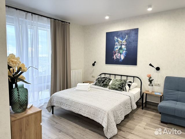 

Квартира-студия, 38 м², 2 кровати
