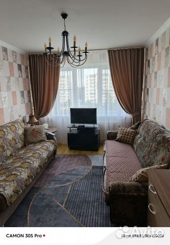 

1-к. квартира, 39 м², 2 кровати