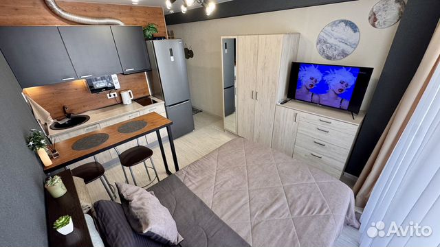 

Квартира-студия, 25 м², 1 кровать