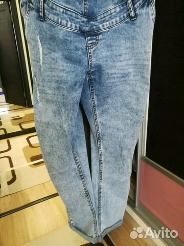 Джинсовой комбинезон для беременных