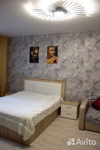 

1-к. квартира, 44 м², 2 кровати