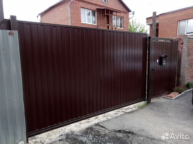 Выдвижные (откатные) ворота под ключ Выдвижные (откатные) ворота под ключ