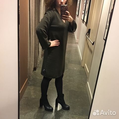 Платье Massimo Dutti шерсть