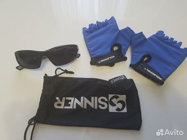 Велосипедные очки и перчатки