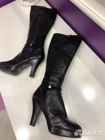 Сапоги Bally, оригинал,Italy (кожа и замша) Сапоги Bally, оригинал,Italy (кожа и замша)