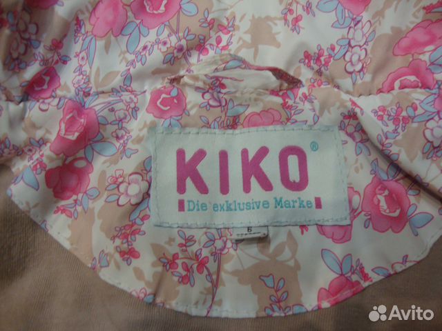Куртка осеняя утепленная для девочки фирмы Kiko Куртка осеняя утепленная для девочки фирмы Kiko