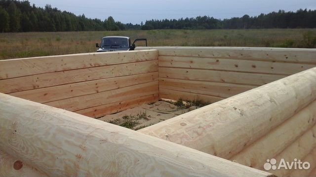 Сруб бани 5x5+ 2 с мансардной крышей Сруб бани 5x5+ 2 с мансардной крышей