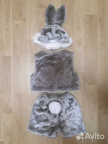 Новогодний костюм Зайчик серый Новогодний костюм Зайчик серый