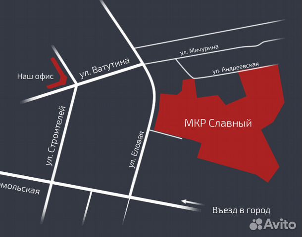 3-к квартира, 93.1 м², 2/3 эт.