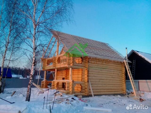 Сруб дома