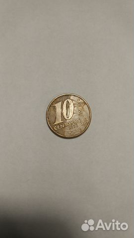 Бразилия 10 центаво 2008 г