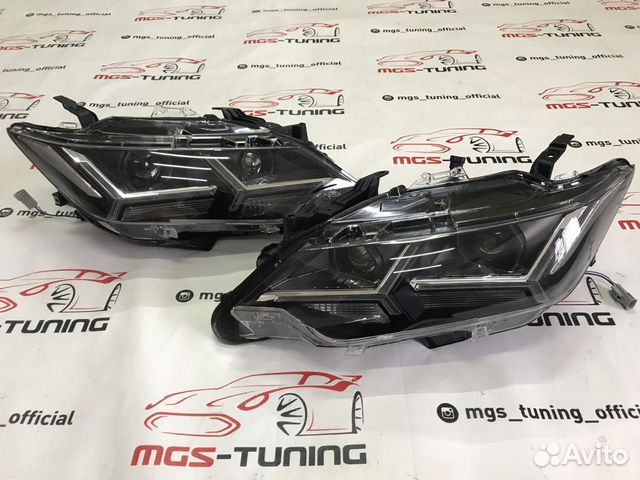 Передний бампер Toyota Camry Lexus +фары Lambo v55 Передний бампер Toyota Camry Lexus +фары Lambo v55