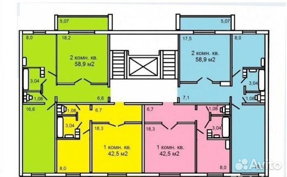 1-к квартира, 43 м², 10/10 эт.