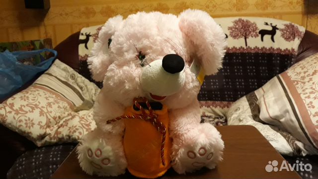 Новая мягкая игрушка медвежонок с капилкой